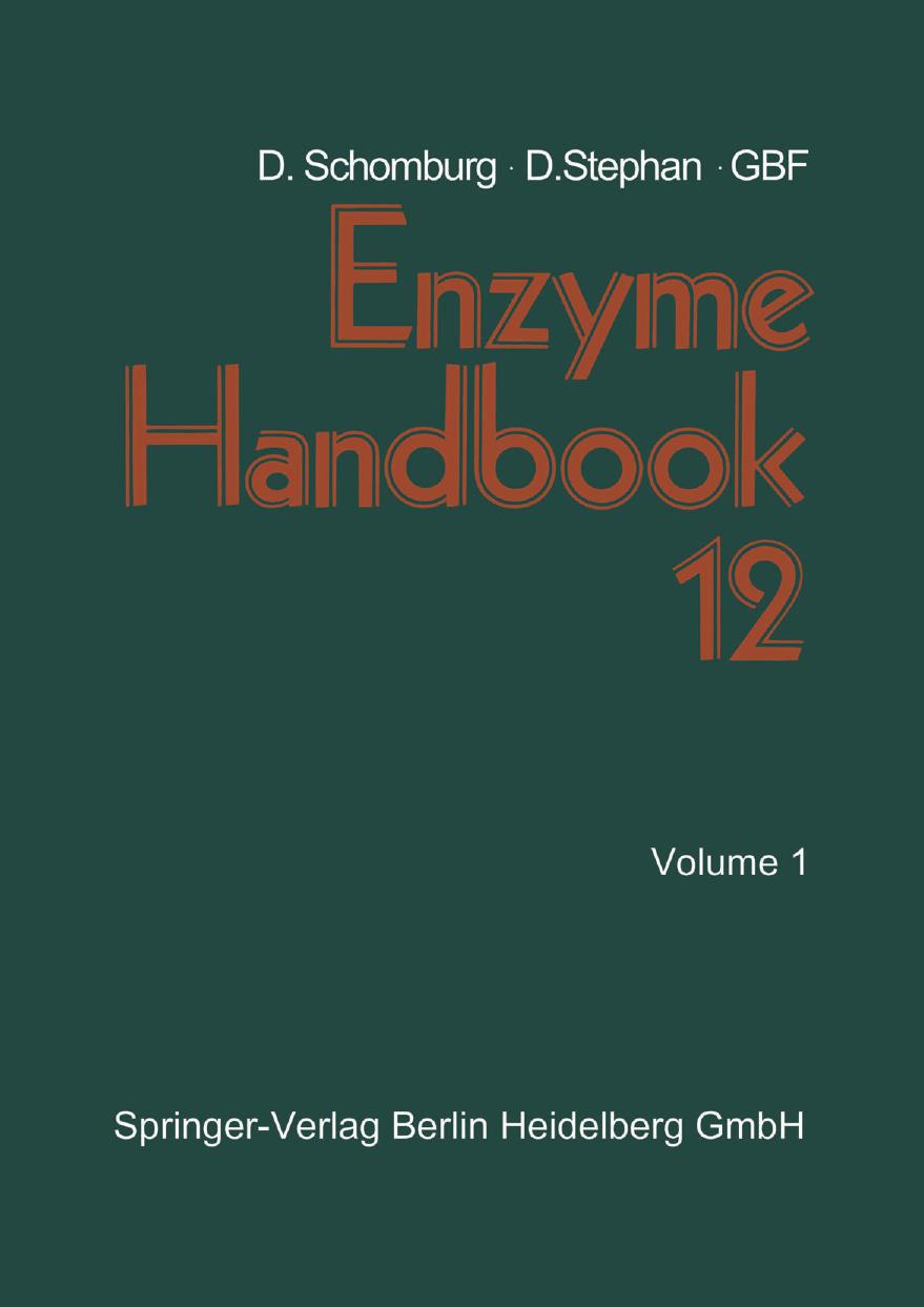 Enzyme Handbook 12: Class 2.3.2 â 2.4 Transferases by unknow