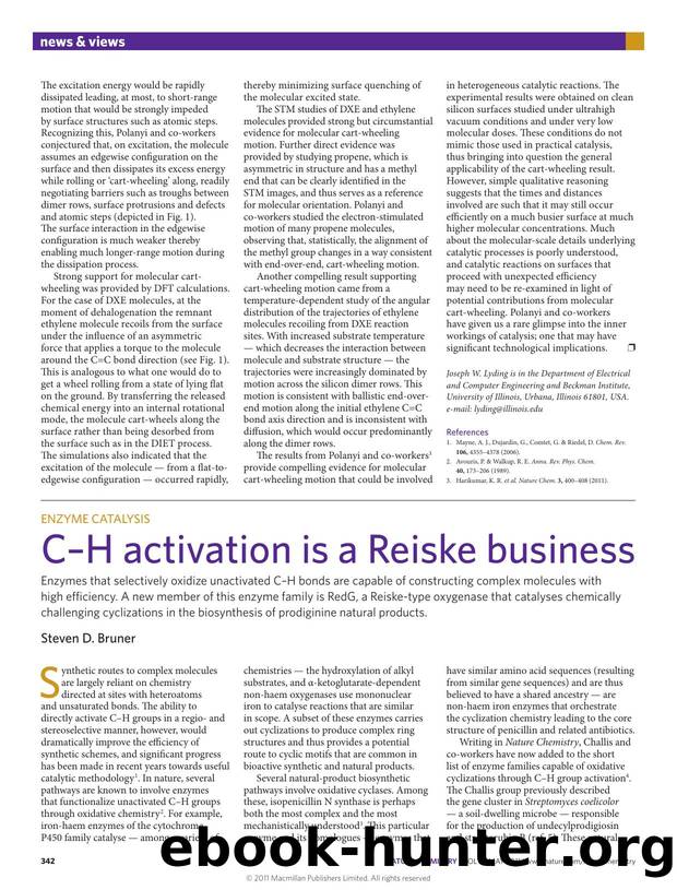 Enzyme catalysis: CâH activation is a Reiske business by Steven D. Bruner