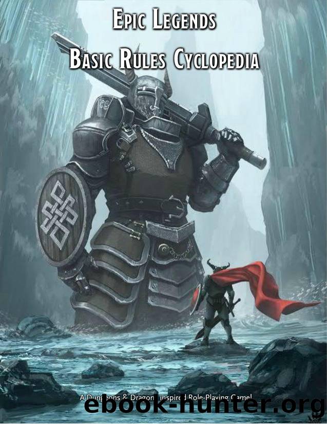 Epic Legends Basic Rules Cyclopedia by Unknown