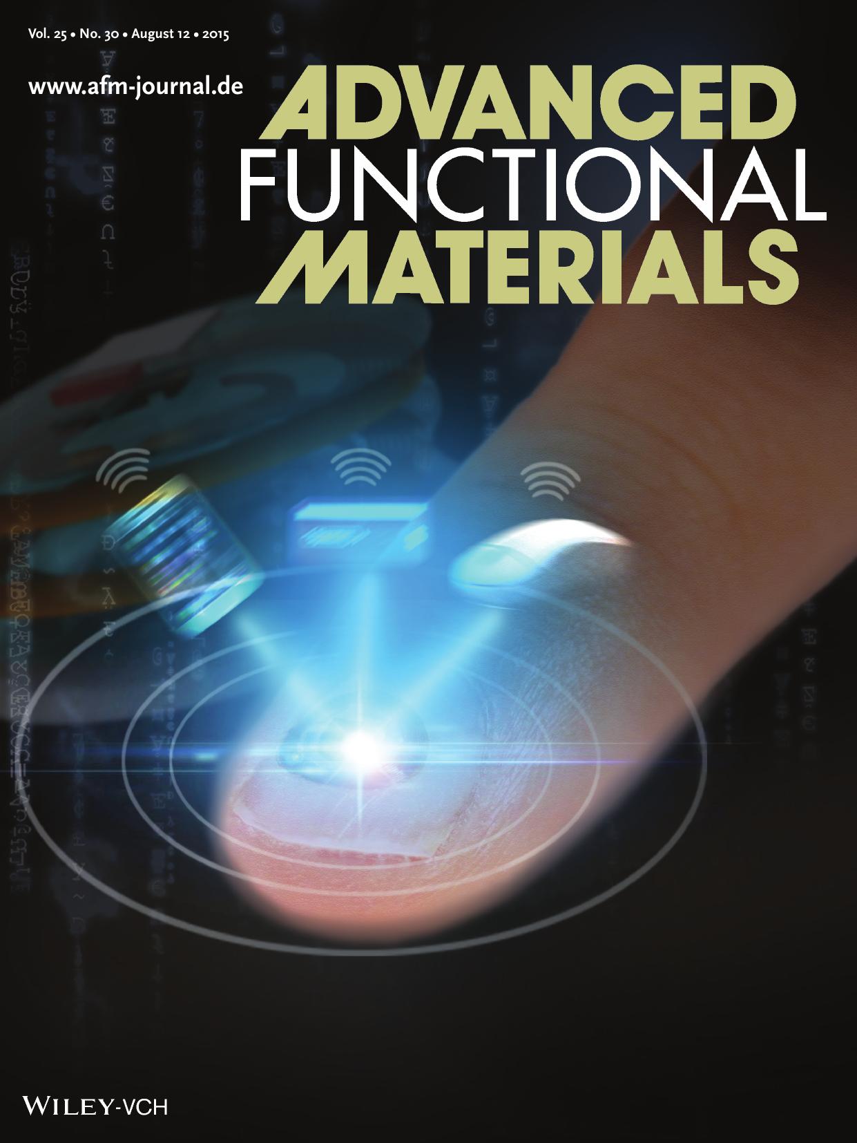 Epidermal Electronics: Miniaturized Flexible Electronic Systems with Wireless Power and Near‐Field Communication Capabilities (Adv. Funct. Mater. 30/2015) by Unknown
