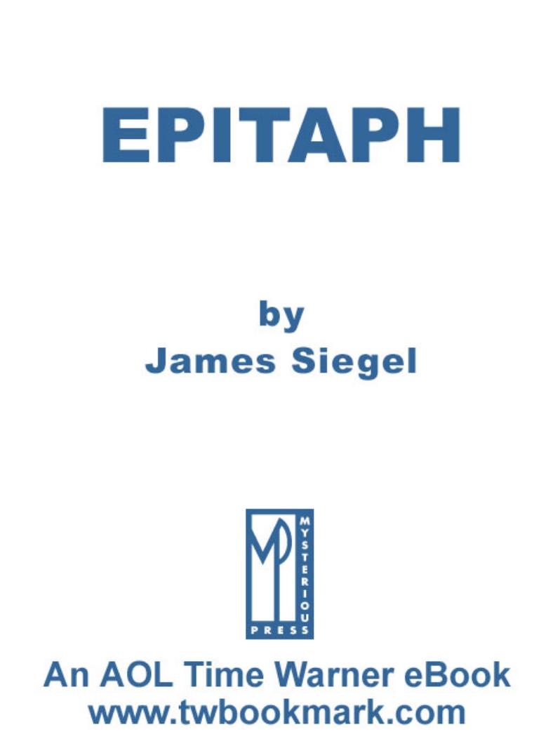 Epitaph by James Siegel