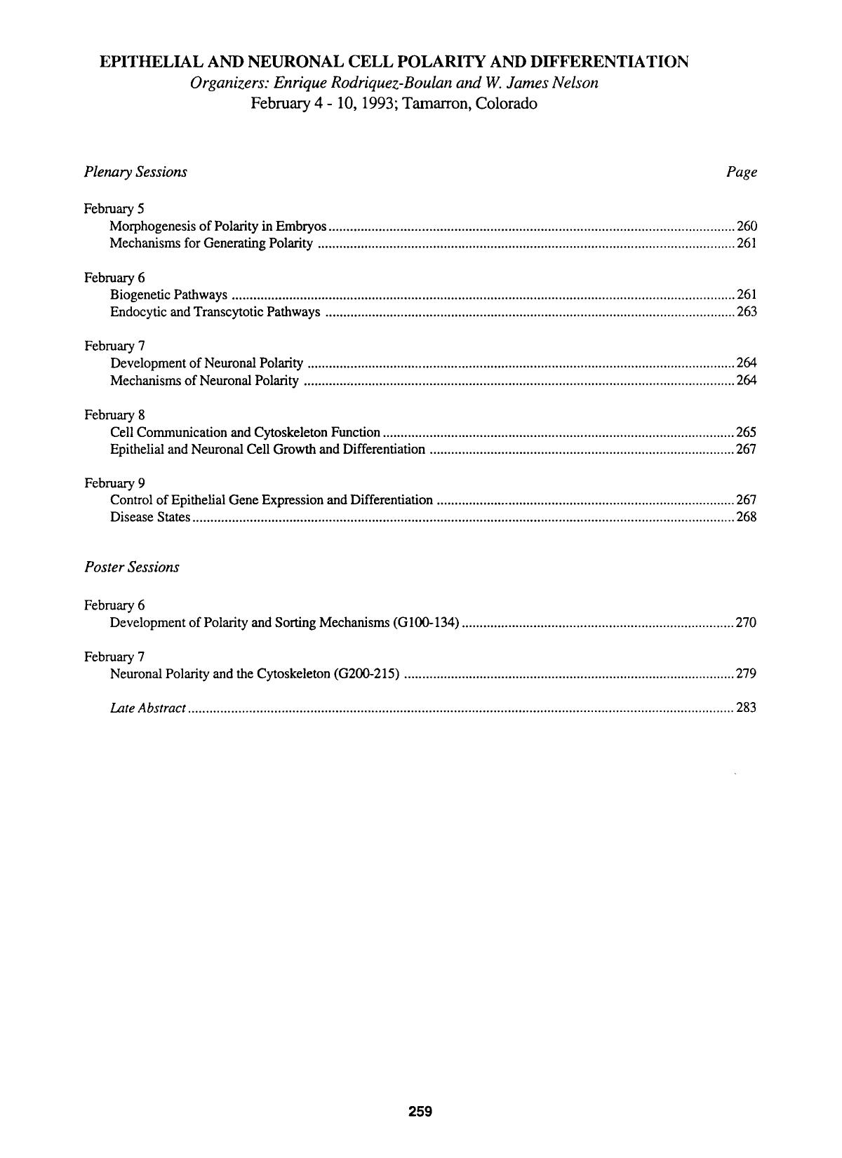 Epithelial and neuronal cell polarity and differentiation by Unknown