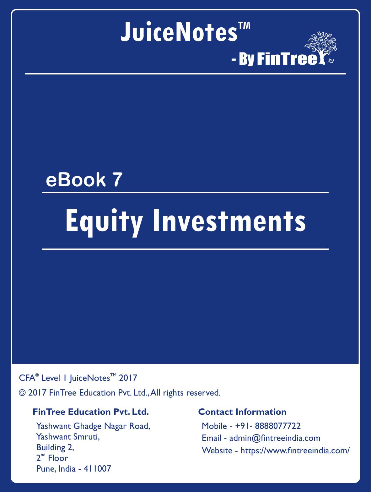 Equity Investments by Kaustubh