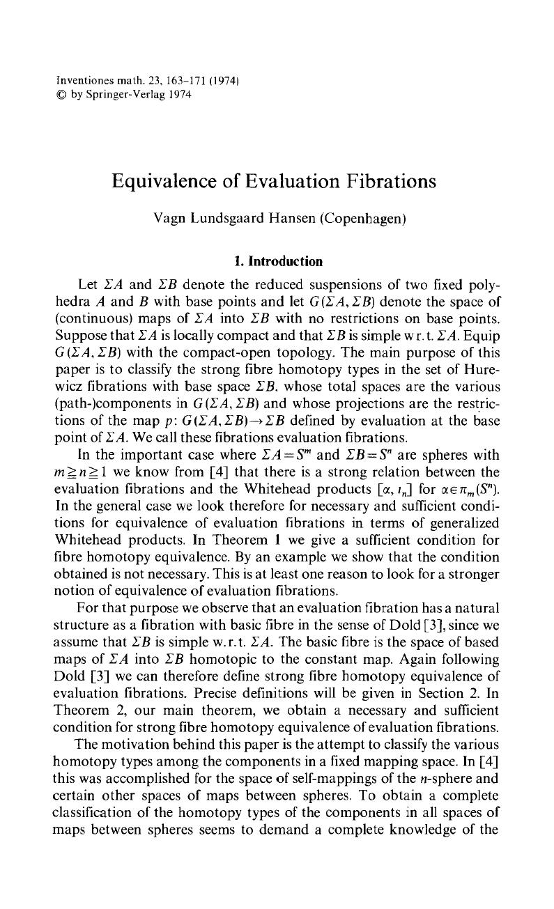 Equivalence of evaluation fibrations by Unknown
