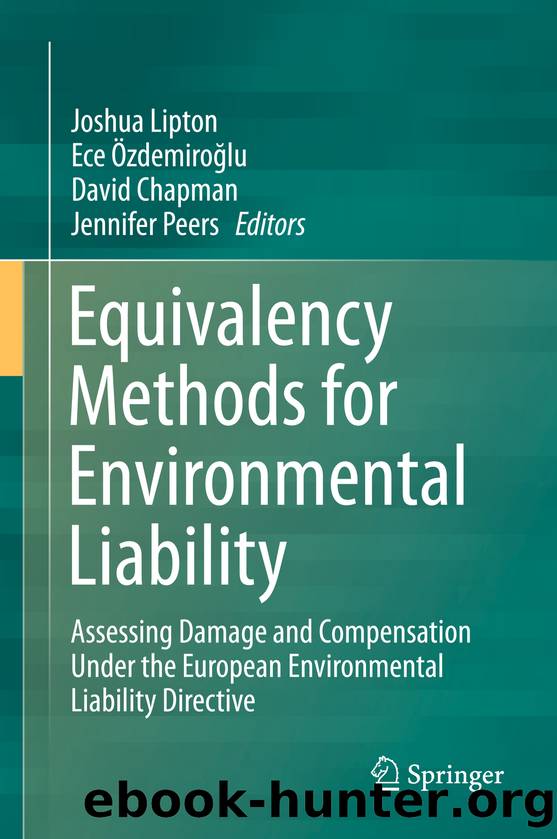 Equivalency Methods for Environmental Liability by Joshua Lipton Ece Özdemiroğlu David Chapman & Jennifer Peers