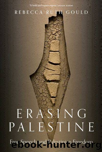 Erasing Palestine by Rebecca Gould
