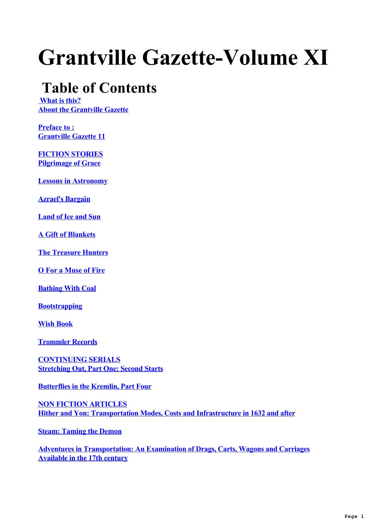 Eric Flint - Grantville Gazette by Vol 11