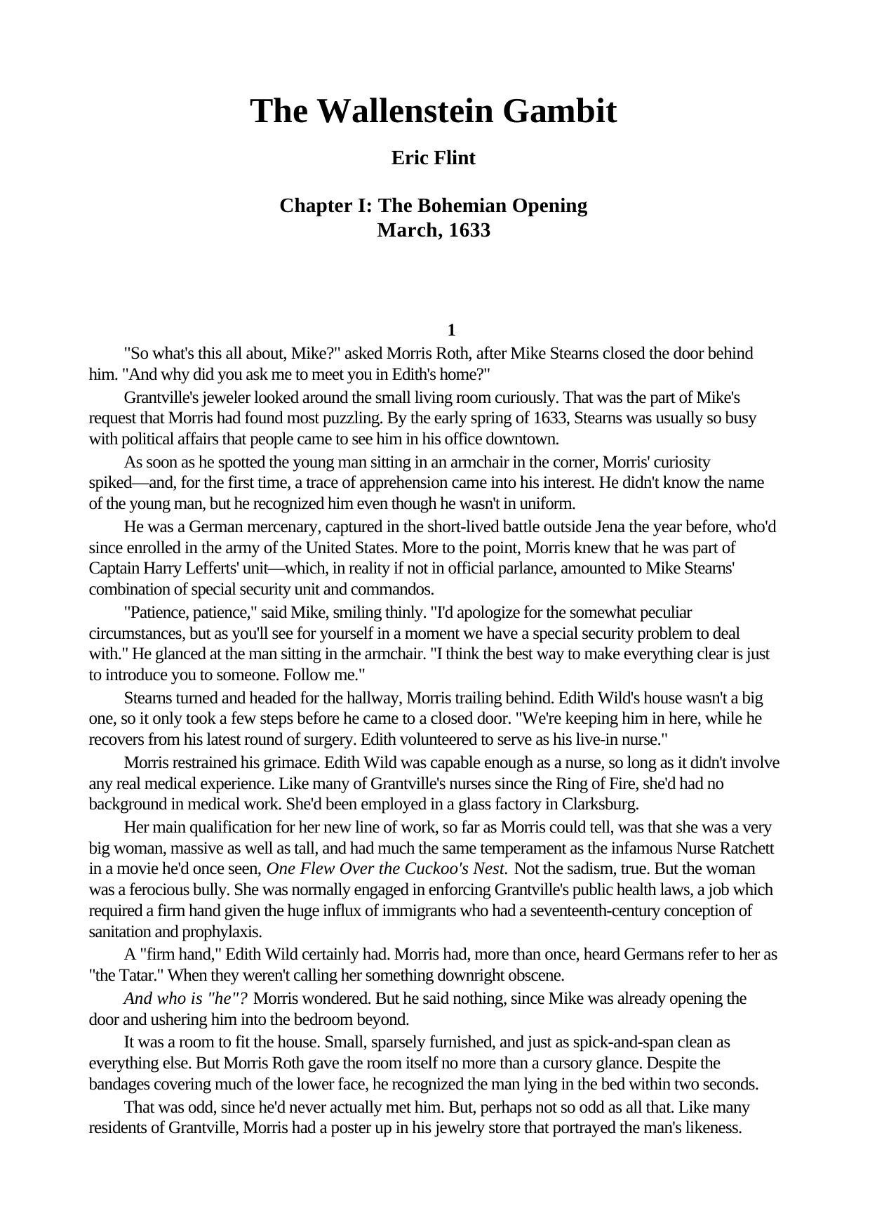 Eric Flint The Wallenstein Gambit by Unknown