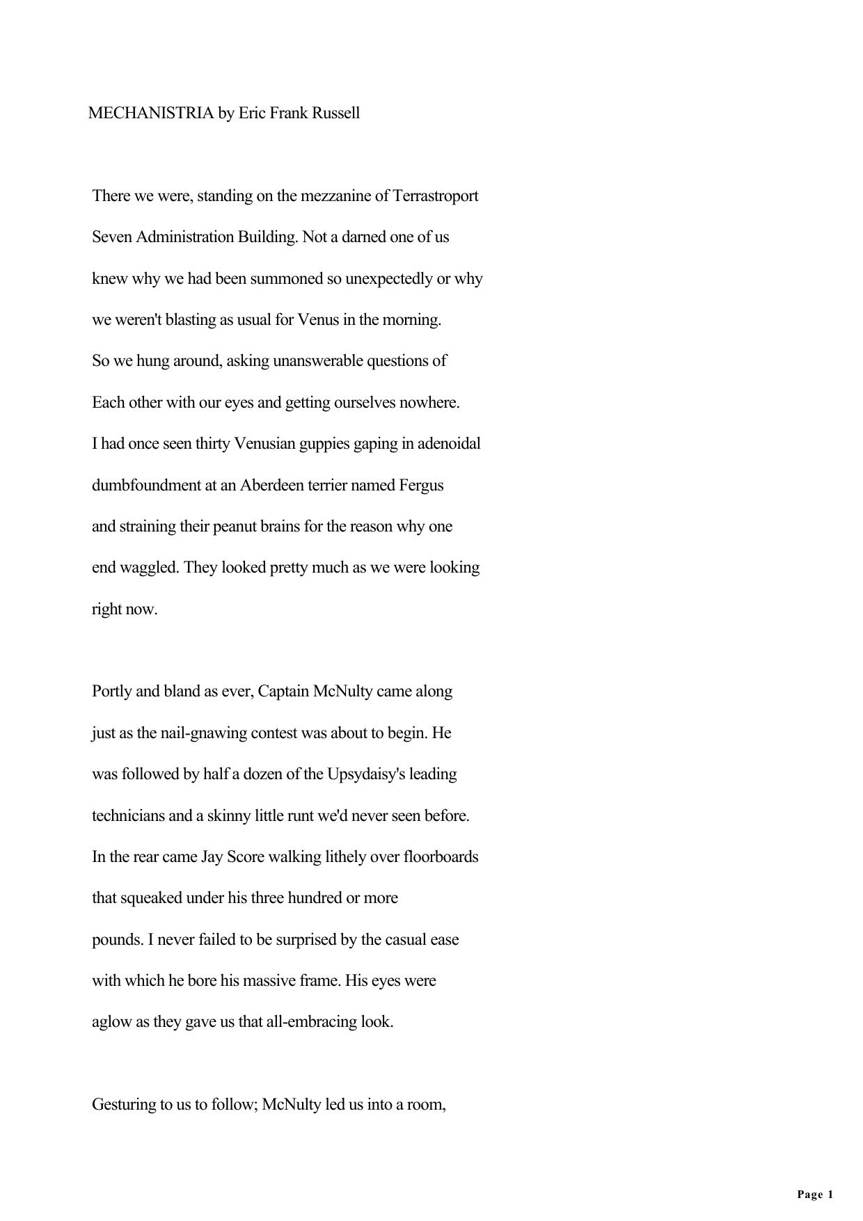 Eric Frank Russell - Jay Score (Marathon) 02 by Mechanistria