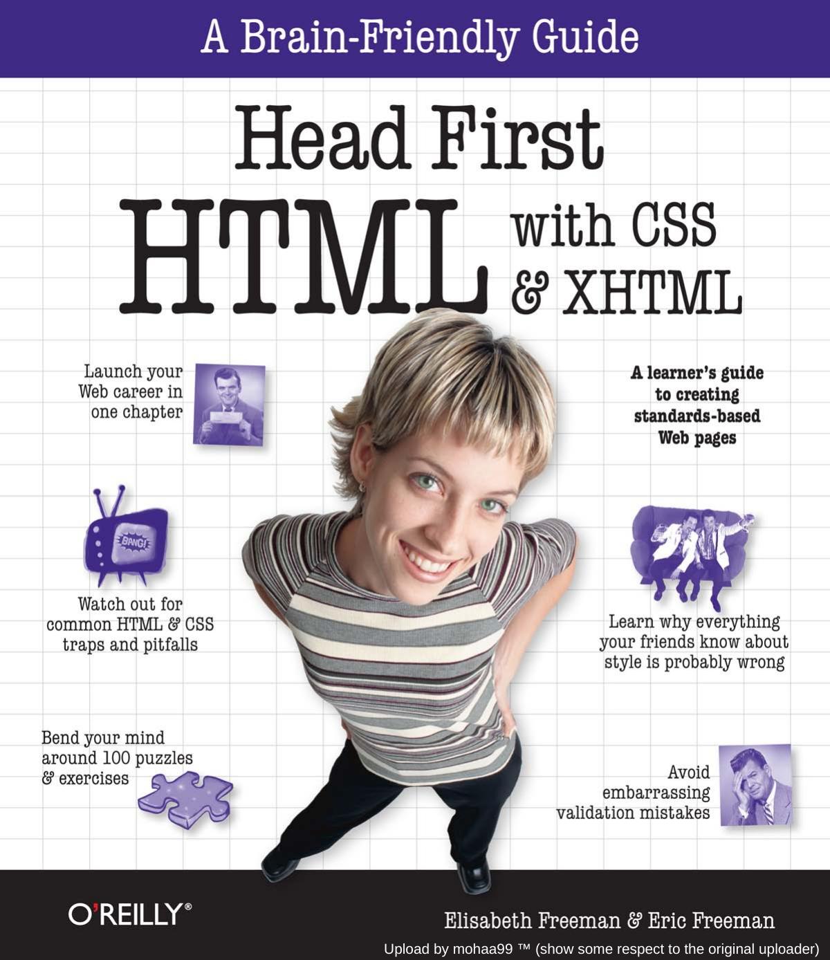 Eric T Freeman Elisabeth Freeman Head First HTML with CSS &amp; XHTML by Unknown