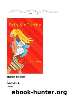 Erin Mccarthy by Heiress For Hire