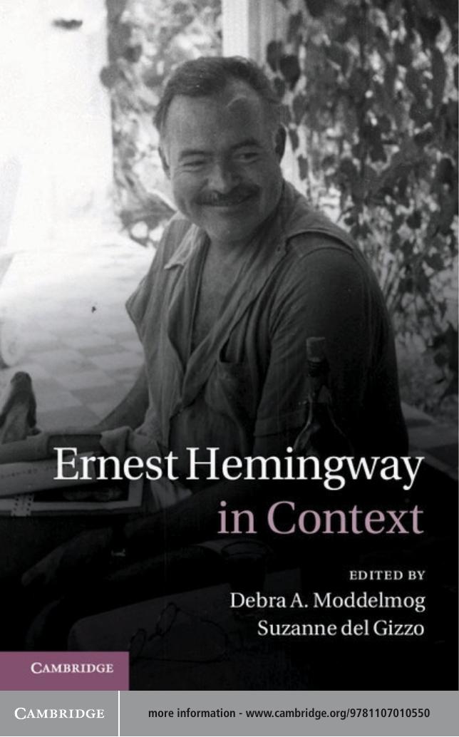 Ernest Hemingway in Context (Repost) by Unknow