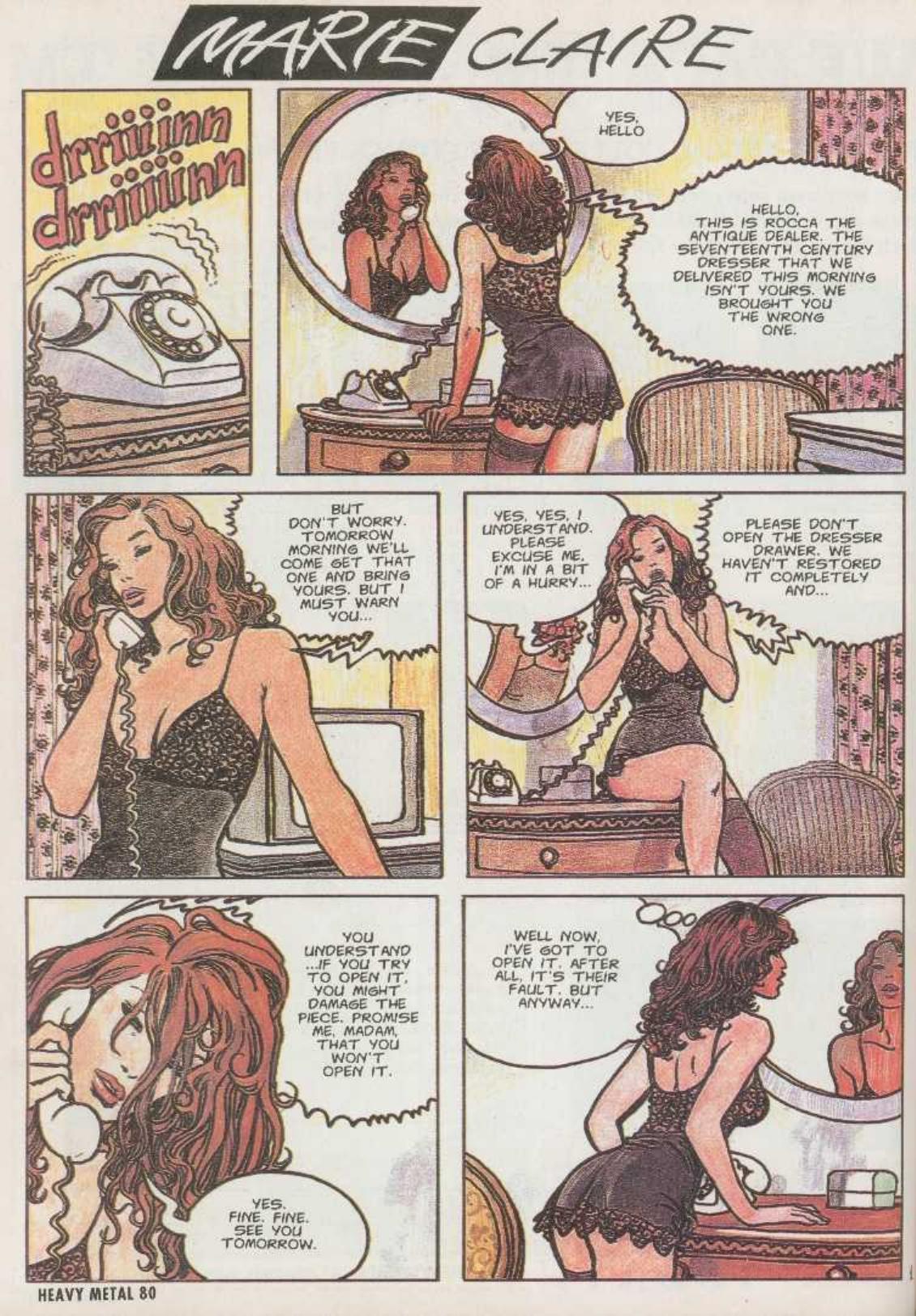 Erotic Comic - Manara, Milo by Marie Claire
