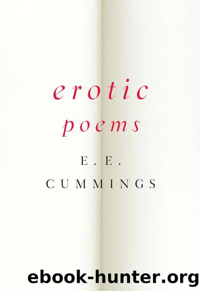 Erotic Poems by E E Cummings
