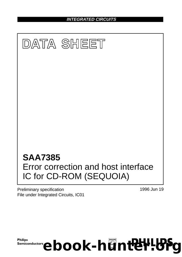 Error correction and host interface IC for CD-ROM (SEQUOIA) by Philips Semiconductors