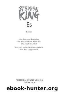 Es: Roman by King Stephen