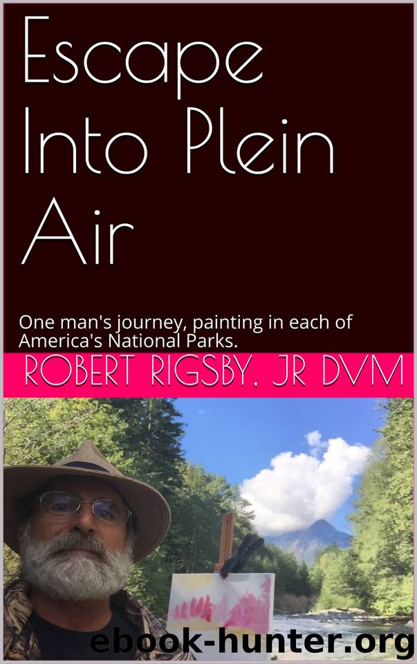 Escape Into Plein Air: One man's journey, painting in each of America's National Parks. by Rigsby Robert & Rigsby Robert