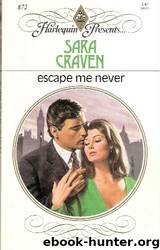 Escape Me Never by Sara Craven