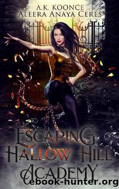 Escaping Hallow Hill Academy: A Supernatural Prison Academy Romance (Dr. Hyde's Prison for the Rare Book 1) by A.K. Koonce & Aleera Anaya Ceres