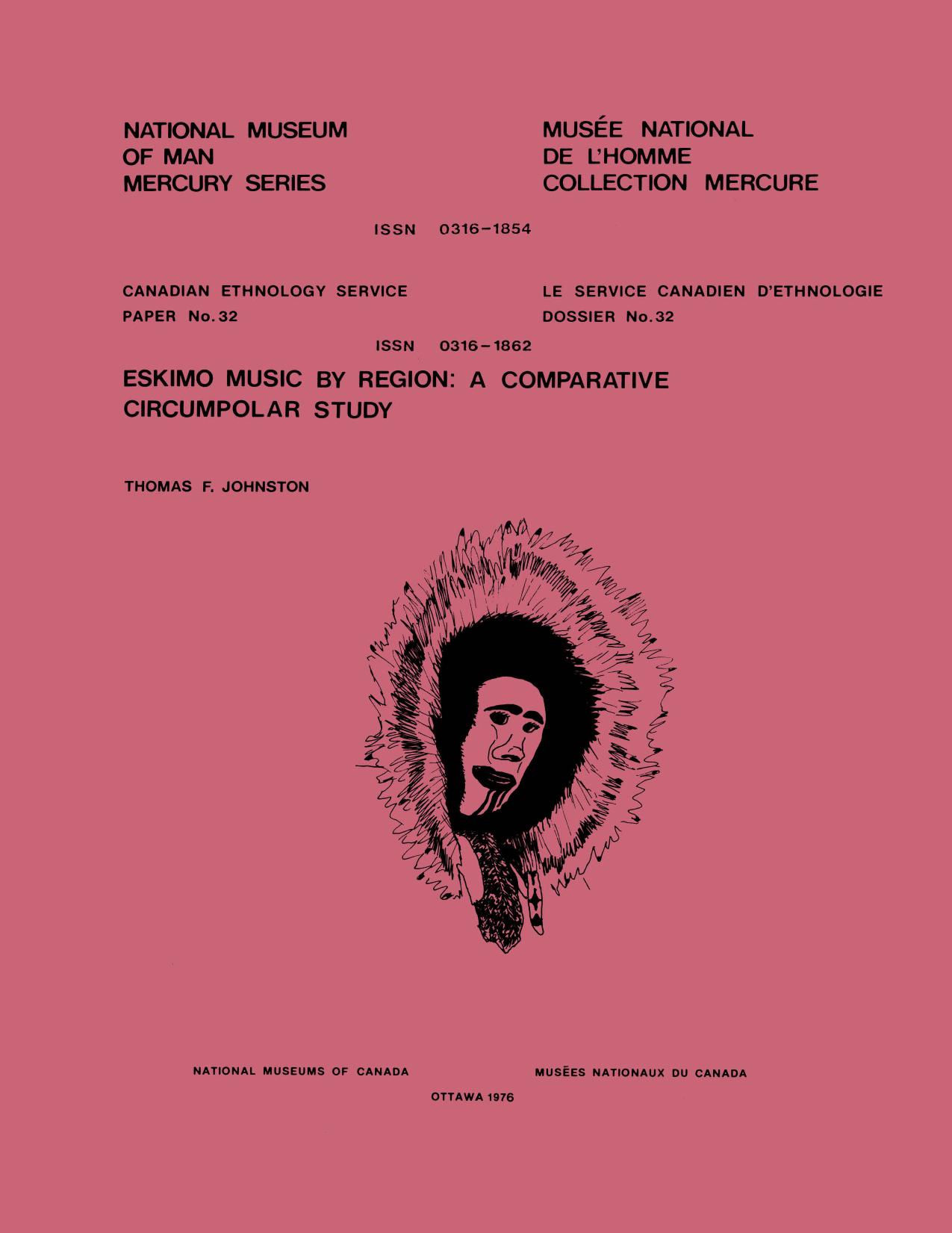 Eskimo music by region: A comparative circumpolar study by Thomas F. Johnston