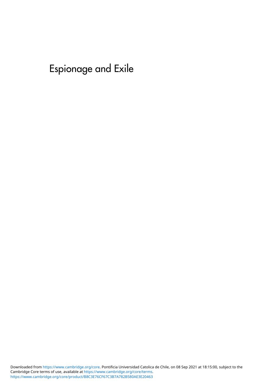 Espionage and Exile: Fascism and Anti-Fascism in British Spy Fiction and Film by Lassner Phyllis Lassner