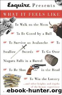 Esquire Presents: What It Feels Like by A. J. Jacobs