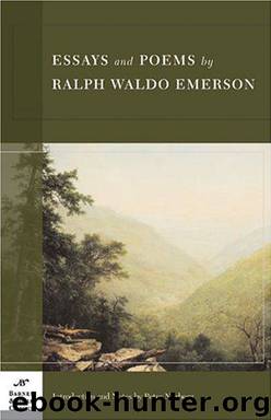 Essays and Poems by Ralph Waldo Emerson (B&N) by Emerson Ralph Waldo
