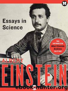 Essays in Science by Albert Einstein