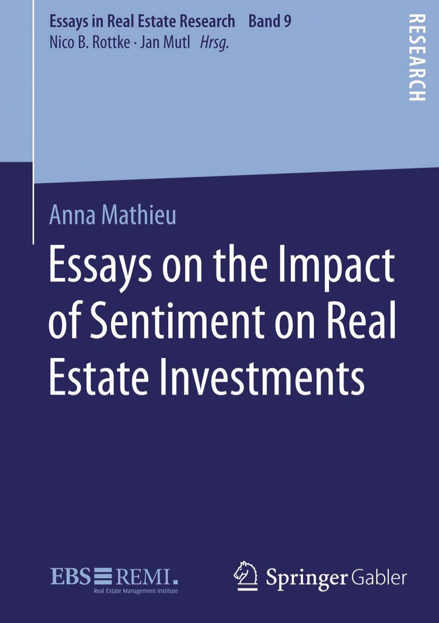 Essays on the Impact of Sentiment on Real Estate Investments by Anna Mathieu (auth.)
