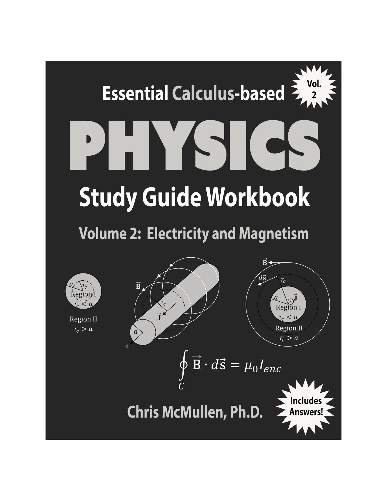 Essential Calculus-based Physics Study Guide Workbook by Unknow