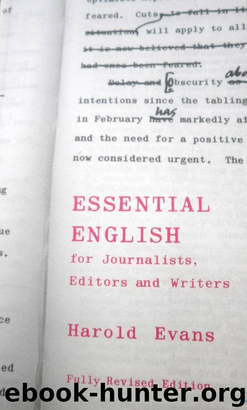 Essential English by Harold Evans