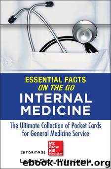 Essential Facts on the Go: Internal Medicine by Lauren Stern & Vijay Lapsia