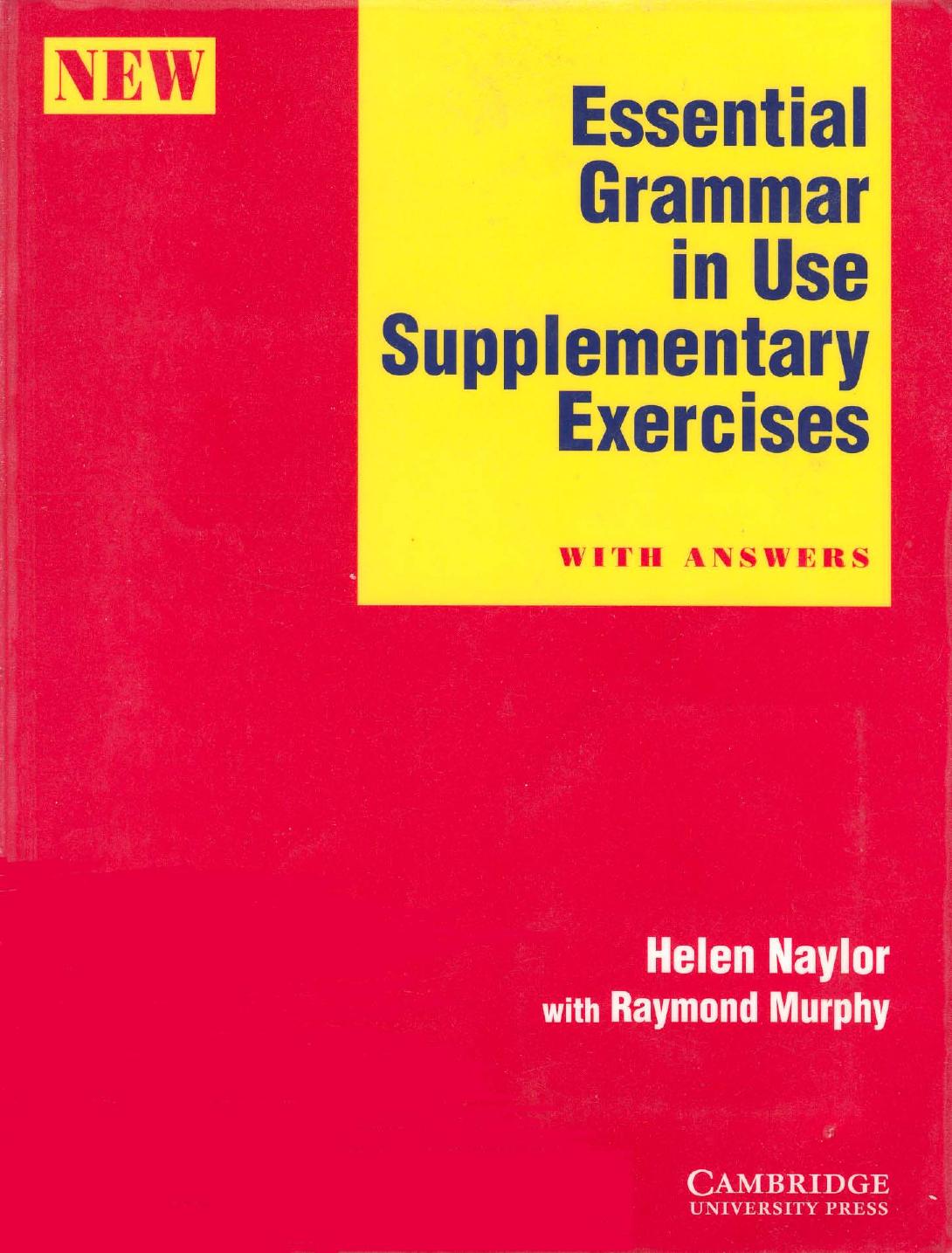 Essential Grammar in Use Supplementary Exercises[A4] by Unknown