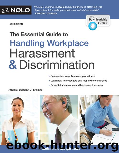 Essential Guide to Handling Workplace Harassment & Discrimination, The by Deborah C. England
