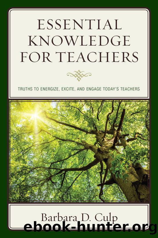 Essential Knowledge for Teachers by Culp Barbara D.;