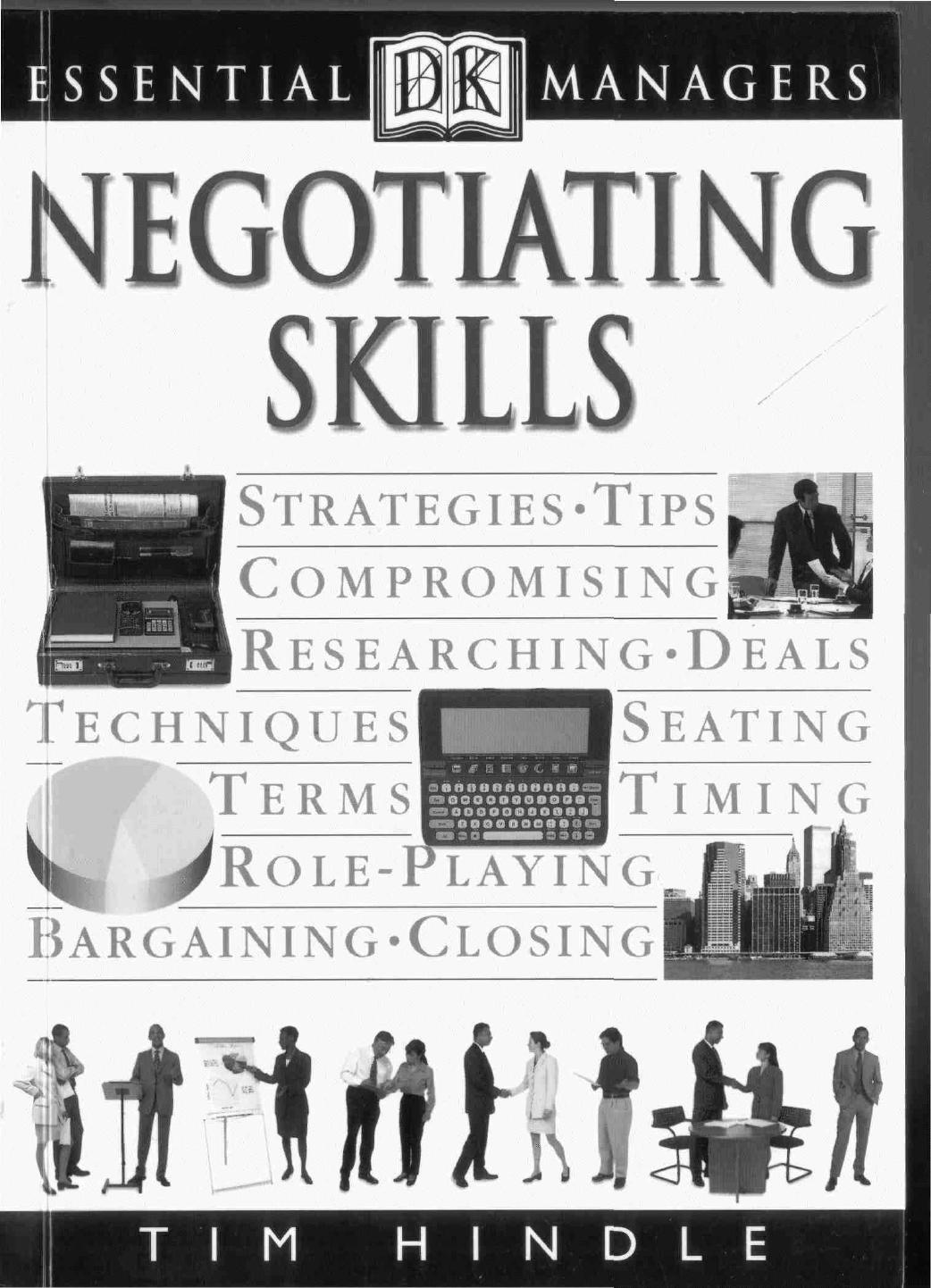 Essential Managers: Negotiating Skills by Tim Hindle