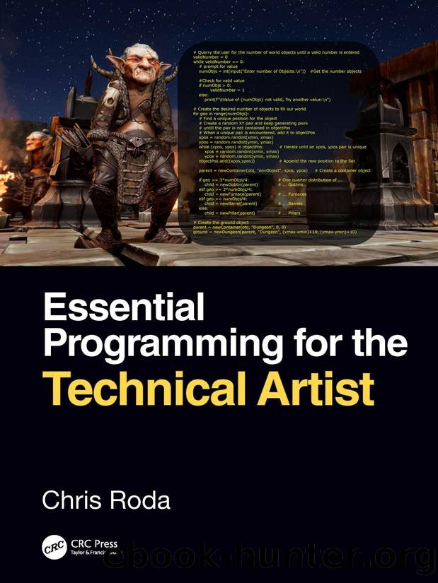 Essential Programming for the Technical Artist by Chris Roda