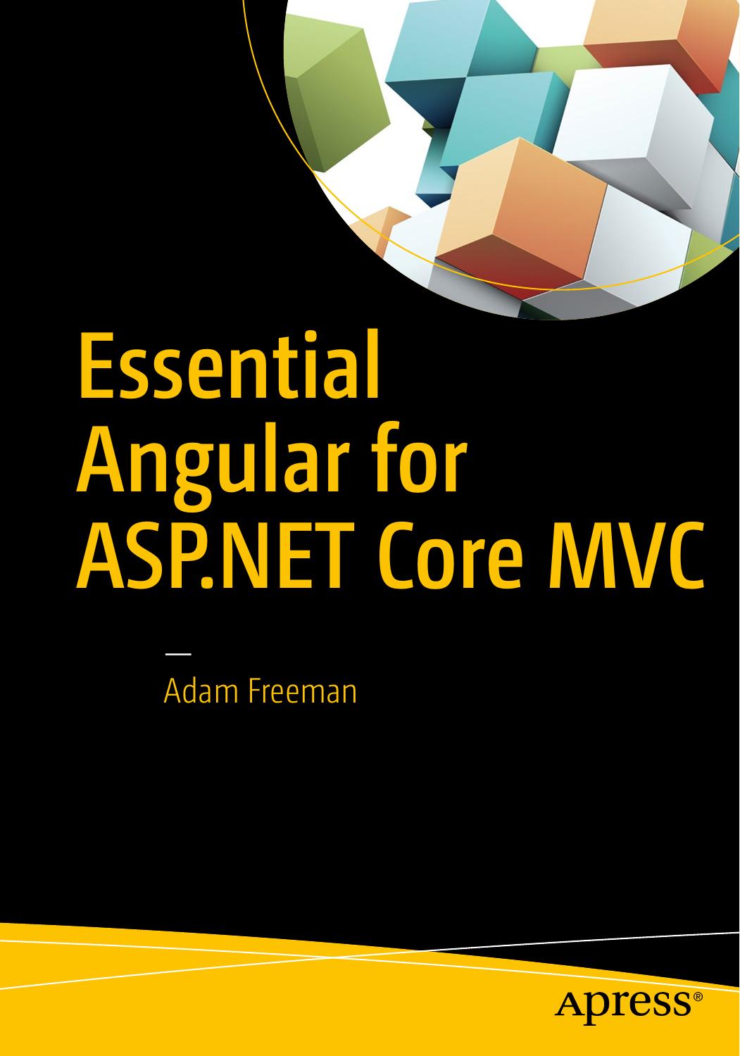 Essential angular for ASP.NET Core MVC by Freeman Adam