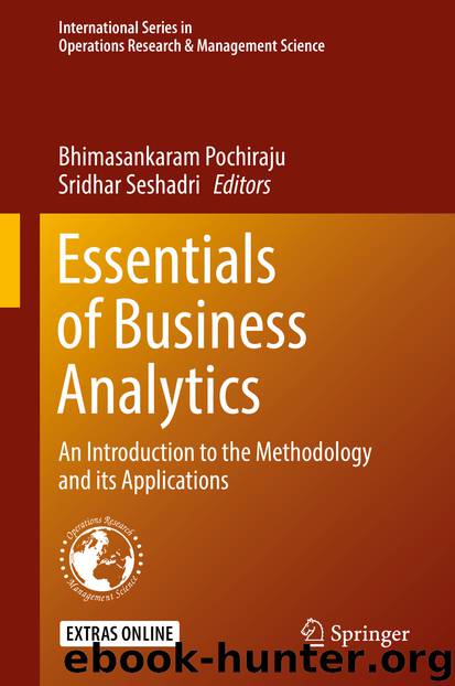 Essentials of Business Analytics by Bhimasankaram Pochiraju & Sridhar Seshadri