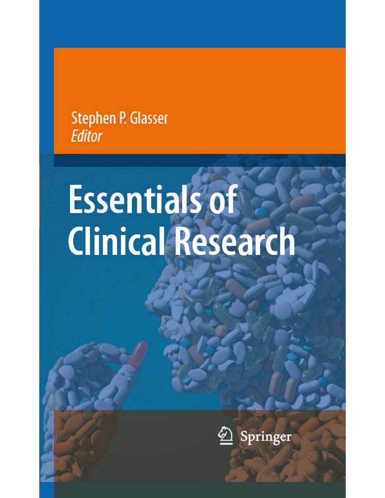 Essentials of Clinical Research by Stephen P. Glasser