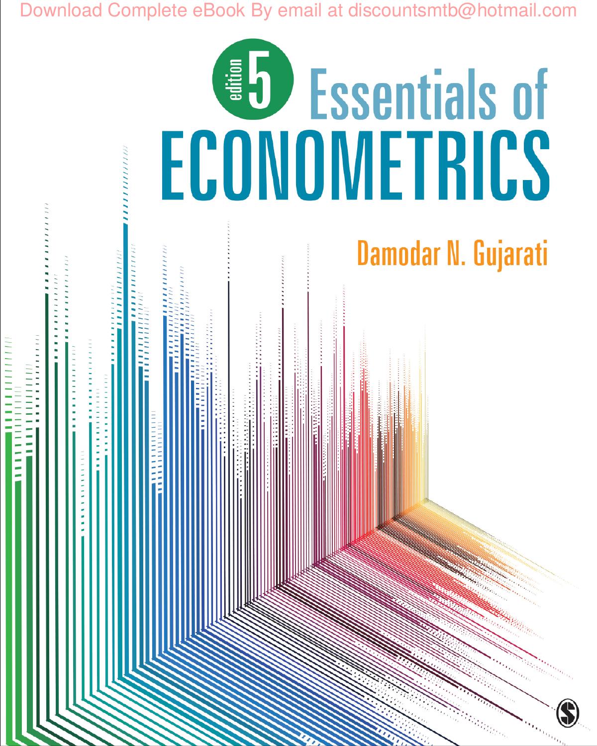 Essentials of Econometrics by Damodar Gujarati