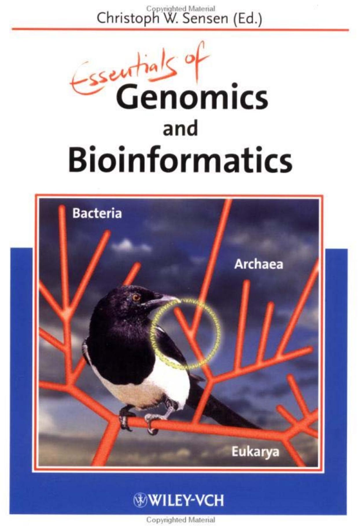 Essentials of Genomics and Bioinformatics by Unknown