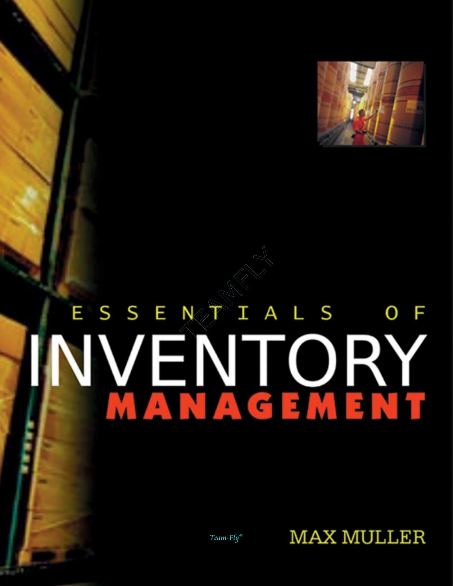 Essentials of Inventory Management by Max Muller