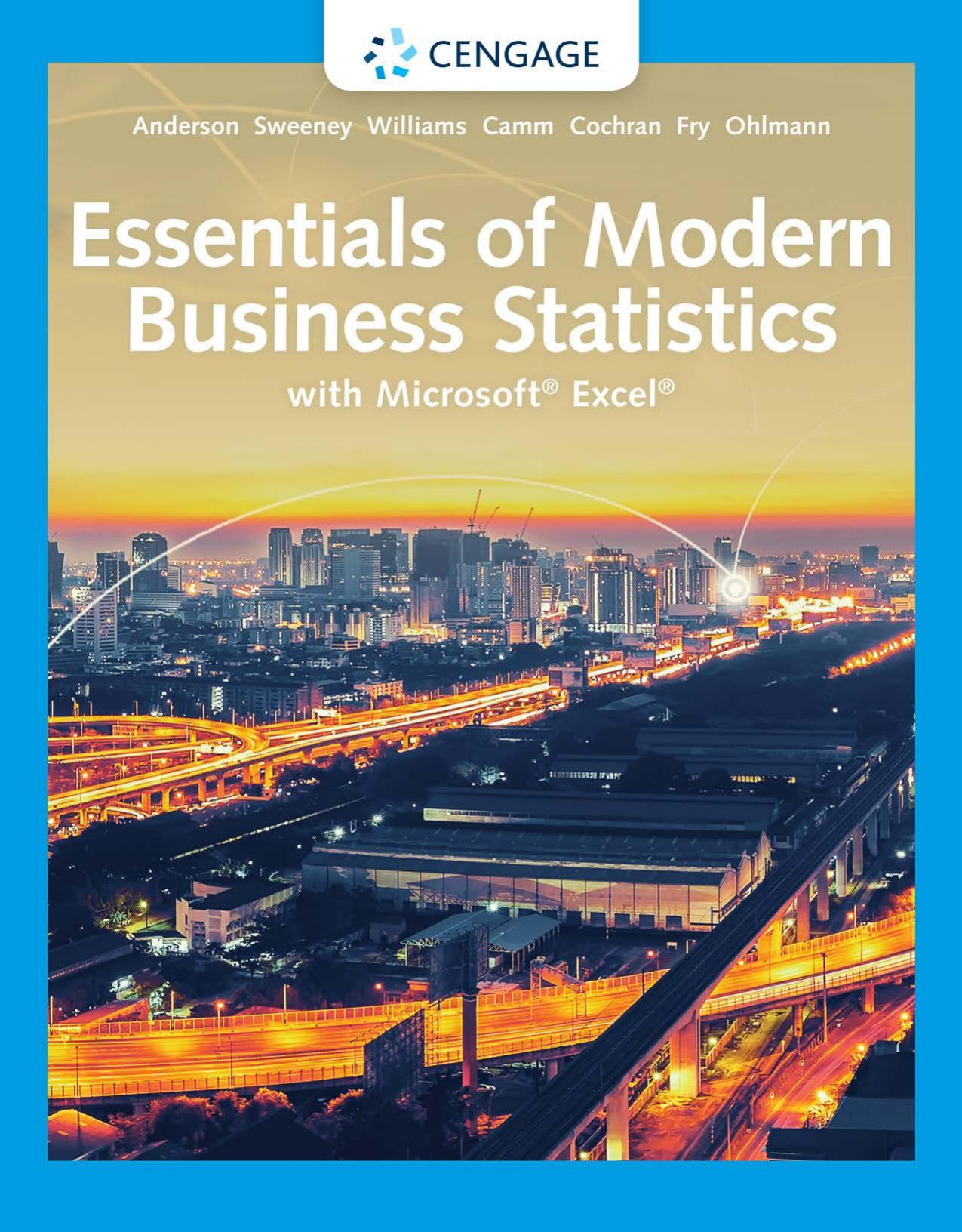 Essentials of Modern Business Statistics with MicrosoftÂ® ExcelÂ® by Unknown
