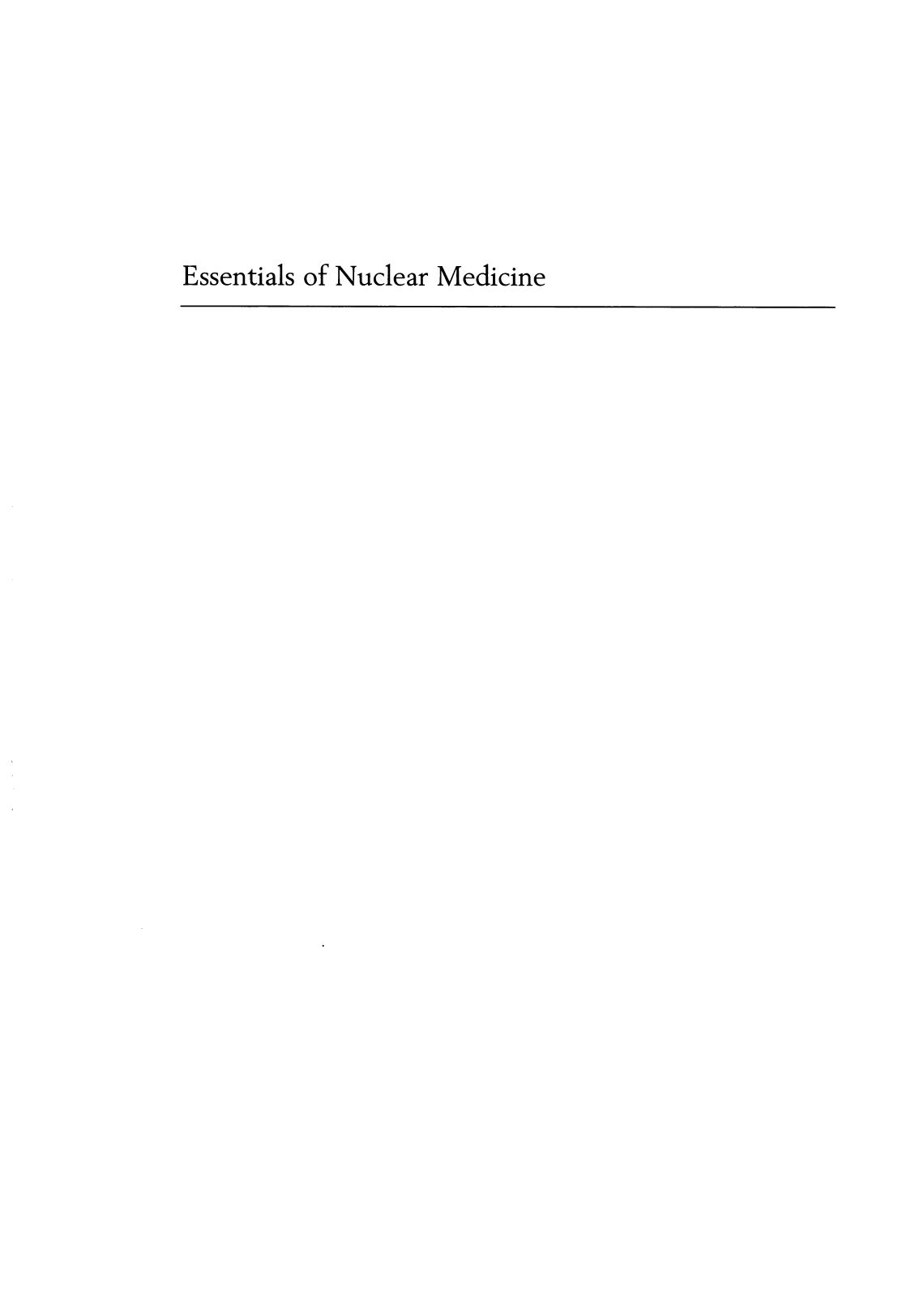 Essentials of Nuclear Medicine by Dr Malcolm V. Merrick MA BM BCh(Oxon) MSc(London) FRCP(Edinburgh) FRCR DMRD (auth.)