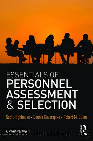 Essentials of Personnel Assessment and Selection by Scott Highhouse & Dennis Doverspike & Robert M. Guion