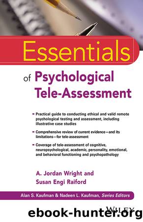 Essentials of Psychological Tele-Assessment by unknow