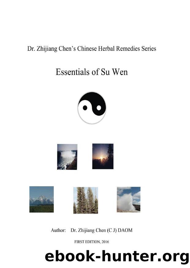 Essentials of Su Wen - Dr. Zhijiang Chen's Chinese Herbal Remedies Series by Zhijiang Chen