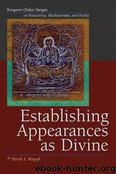 Establishing Appearances as Divine: Rongzom Chökyi Zangpo on Reasoning, Madhyamaka, and Purity by Heidi I. Koppl