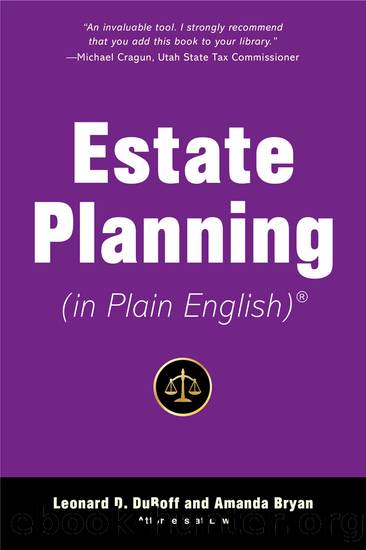 Estate Planning (in Plain English) by Leonard D. Duboff